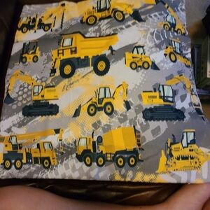 2pack of construction pillow covers, size 21x21
